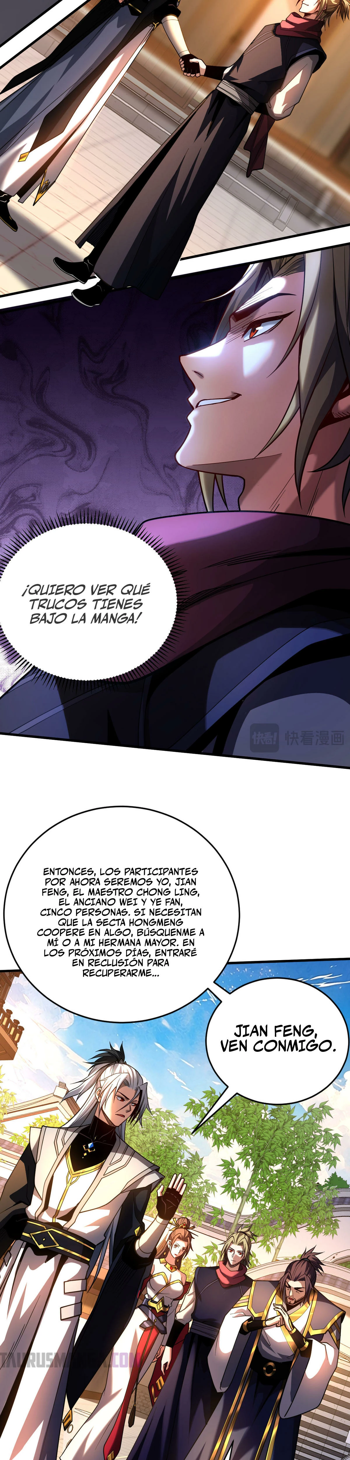 Mientras mis discípulas se matan, yo me relajo! > Capitulo 74 > Page 61